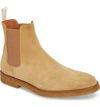 Common Projects Chelsea Boot In Amber Suede