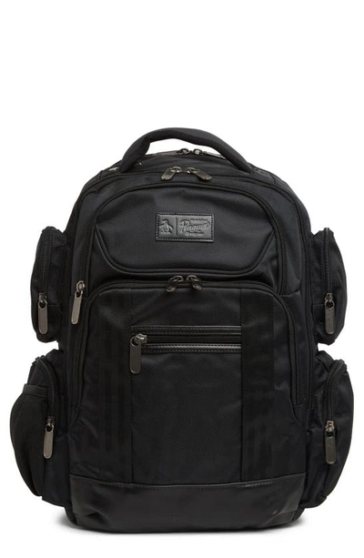 Original Penguin Odell Laptop Backpack In Black