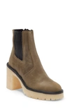 Free People James Chelsea Boot In Deep Khaki