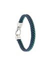 Tod's Braided Bracelet In Blue