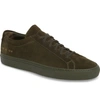 Common Projects Original Achilles Low Top Sneaker In Olive Suede
