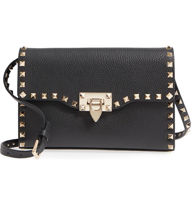 valentino medium rockstud shoulder bag