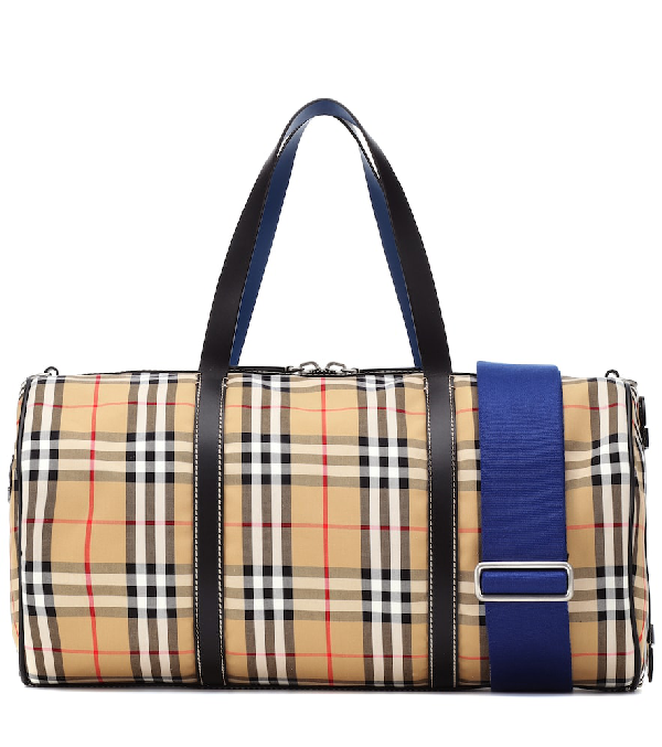 vintage burberry duffle bag