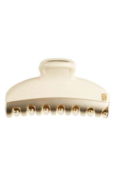 Alexandre De Paris Vendome Hair Clip In Ivory Gold