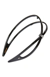 Alexandre De Paris Timeless Epilogue Swarovski Crystal Accent Headband In Black