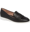 Taryn Rose Blossom Slip-on Loafers In Black Leather