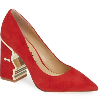 Katy Perry The Celina Pump In Spanish Red