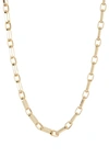 Sterling Forever Elara Chain Necklace In Gold
