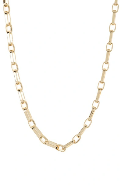 Sterling Forever Elara Chain Necklace In Gold