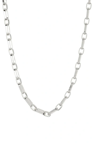 Sterling Forever Elara Chain Necklace In Metallic