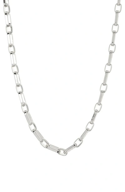 Sterling Forever Elara Chain Necklace In Silver