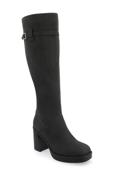 Journee Collection Letice Tru Comfort Foam Knee High Boot In Black
