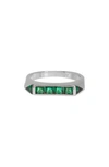 Sterling Forever Rayna Cz Ring In Silver