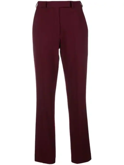Etro Tailored Straight Fit Trousers In Pink