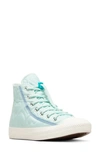 Converse Chuck Taylor® All Star® Lift High Top Platform Sneaker In Rain/ Cocoon Blue/ Egret