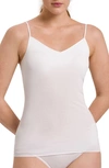 Hanro Seamless Padded Cotton Camisole In White
