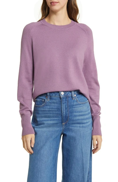 Nordstrom Crewneck Sweater In Purple Monarch