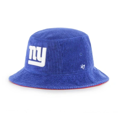 47 ' Royal New York Giants Thick Cord Bucket Hat