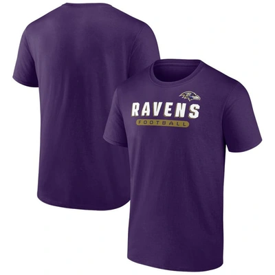 Fanatics Branded  Purple Baltimore Ravens T-shirt