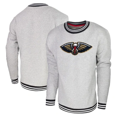 Stadium Essentials Black New Orleans Pelicans Club Level Pullover Sweatshirt