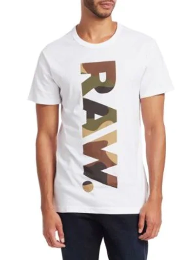 G-star Raw Short-sleeve Graphic Tee In White