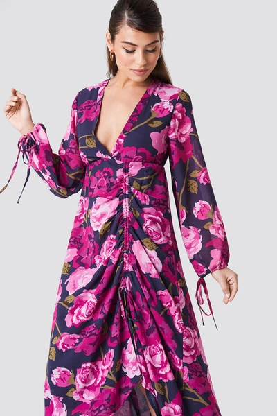 na kd purple dress Na-kd Structured Balloon Sleeve Mini Dress - Purple In Lavender
