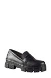 Sandro Moscoloni Platform Penny Loafer In Black