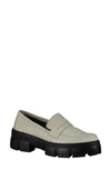 Sandro Moscoloni Platform Penny Loafer In White