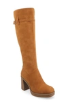 Journee Collection Letice Tru Comfort Foam Knee High Boot In Cognac