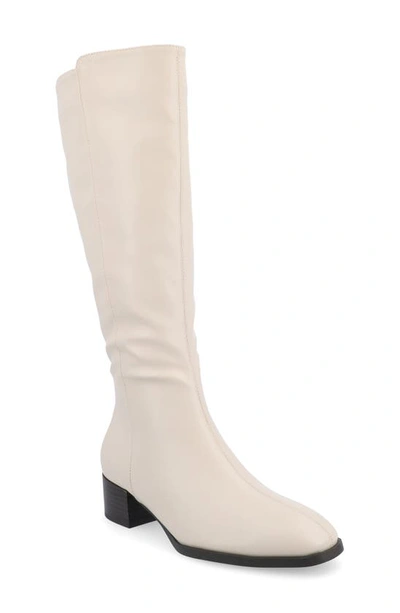 Journee Collection Devri Tall Boots In Bone