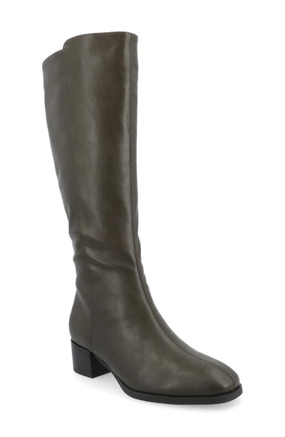 Journee Collection Devri Tall Boots In Olive