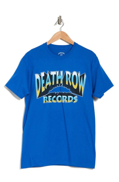 Death Row Records Core Cotton Graphic T-shirt In Blue