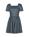 Dolce & Gabbana Short Dress In Slate Blue