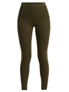 Rabanne Bodyline Logo-jacquard Performance Leggings In Green