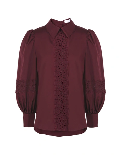 See By Chloé Blouse In Maroon
