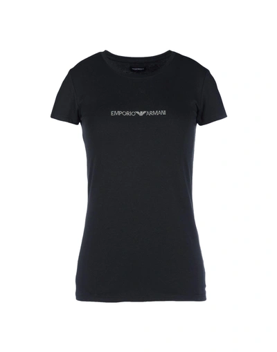 Emporio Armani Undershirt In Black