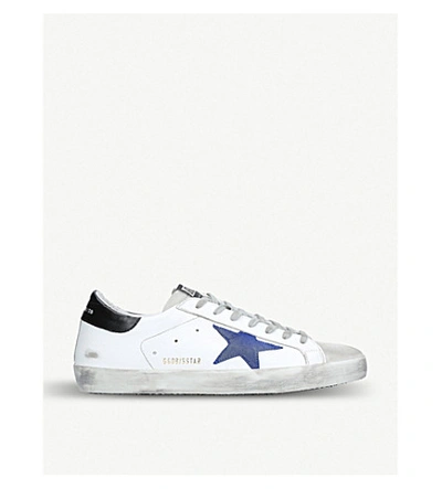 Golden Goose "superstar" Sneakers In White Leather In White/comb