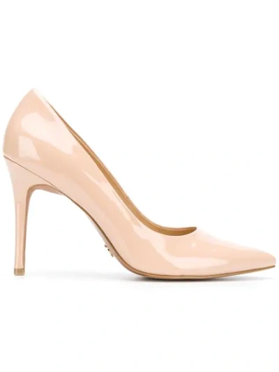 Michael Michael Kors Claire Patent Pumps In Neutrals