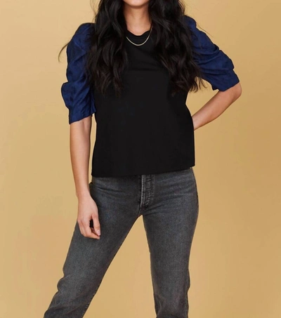 Crosby By Mollie Burch Rudy Top In Ebony/gemstone In Multi
