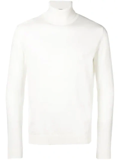 Roberto Collina Turtleneck Fitted Sweater - Neutrals