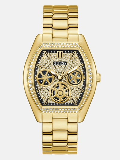 Guess Factory Gold-tone Multifunction Watch