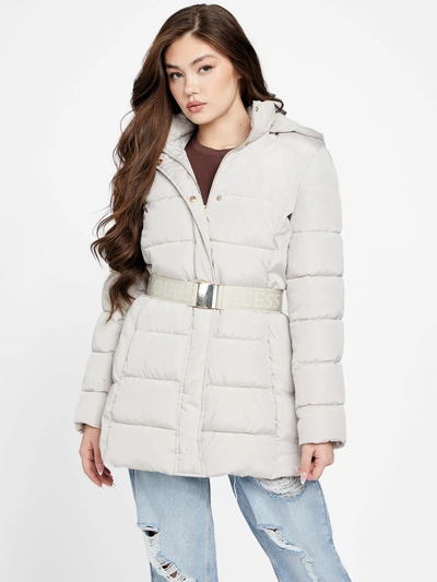 Guess Factory Marlene Hooded Puffer Jacket In Multi ModeSens