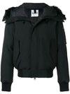 Kenzo Zipped Padded Jacket In Black