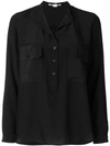 Stella Mccartney Chest Pocket Shirt In Black