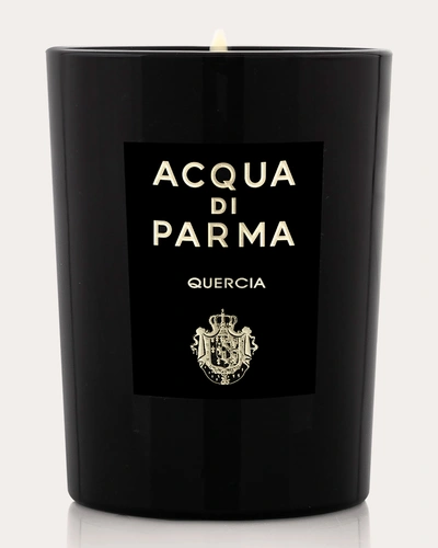 Acqua Di Parma Quercia Candle Cotton In Black