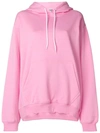 Msgm Oversized Hoodie In Pink
