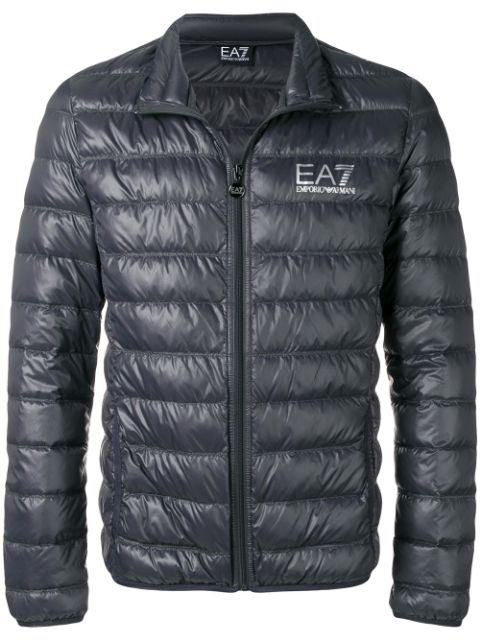 grey ea7 coat
