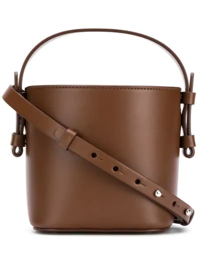Nico Giani Adenia Mini Bucket Bag In Brown