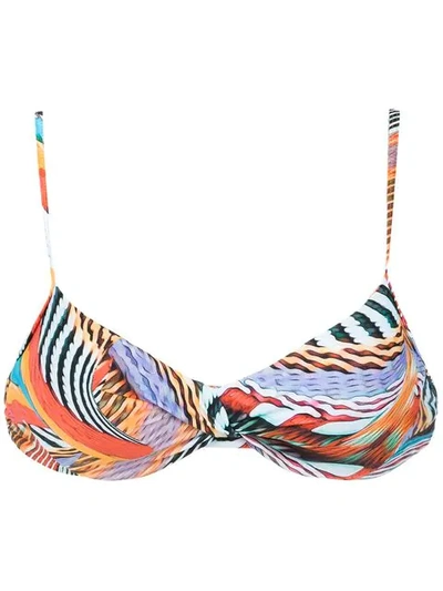 Lygia & Nanny Cassis Bikini Top In Multicolour