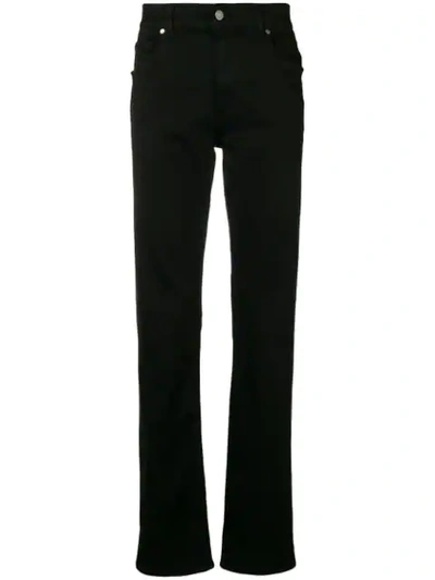 7 For All Mankind Straight Leg Jeans - Black